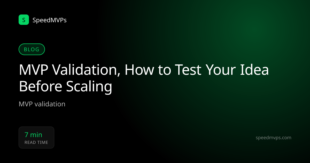 MVP Validation, How to Test Your Idea Before Scaling