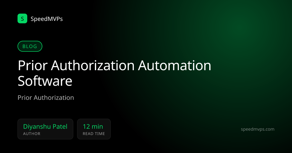 Prior Authorization Automation Software