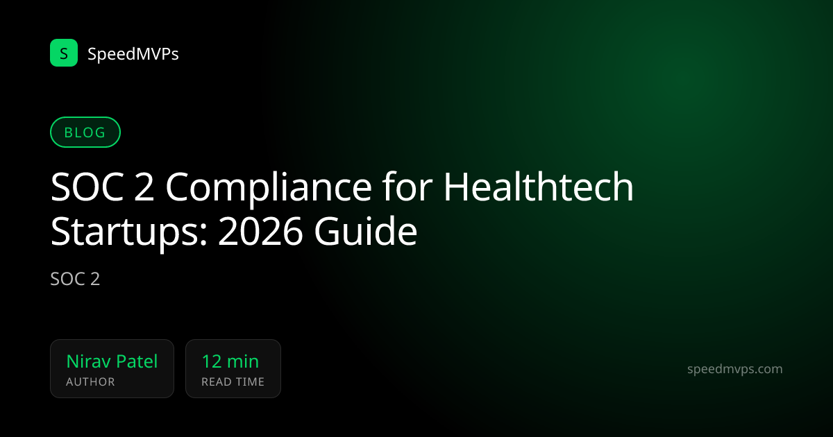 SOC 2 Compliance for Healthtech Startups: 2026 Guide