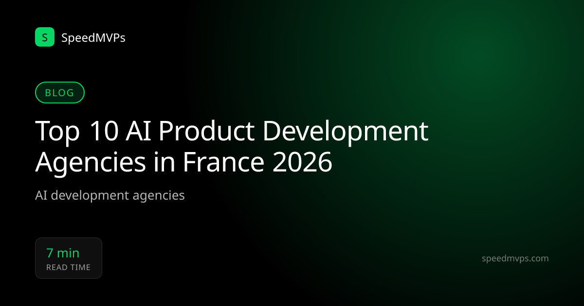 Top 10 AI Product Development Agencies in France 2026
