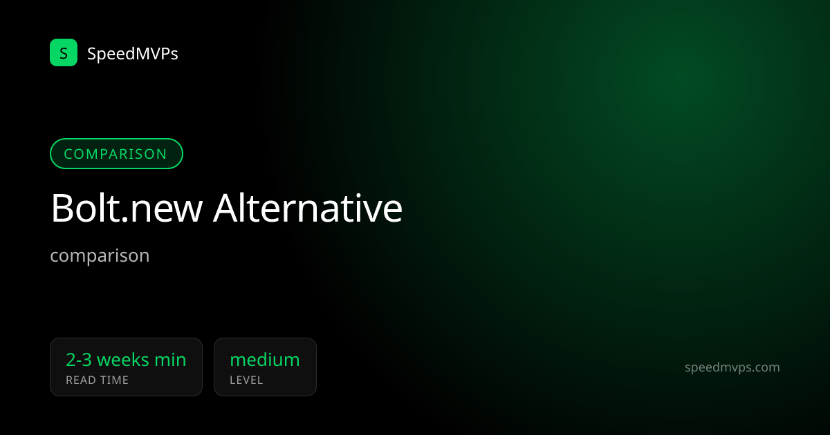 Bolt.new Alternative