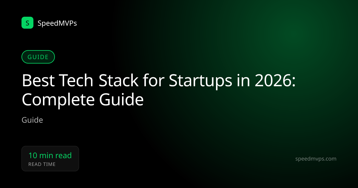 Best Tech Stack for Startups in 2026: Complete Guide