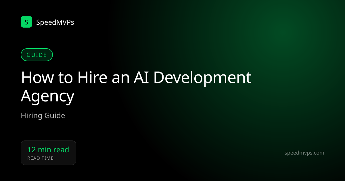How to Hire an AI Development Agency